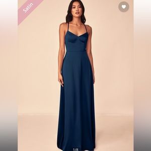 Azazie Mei Dark Navy Dress